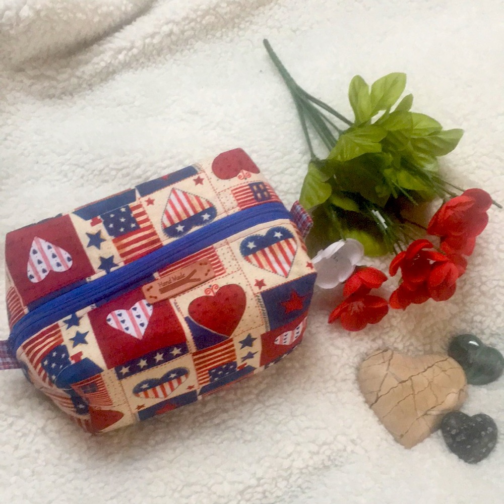 Wash bag / pencil case / - handmade